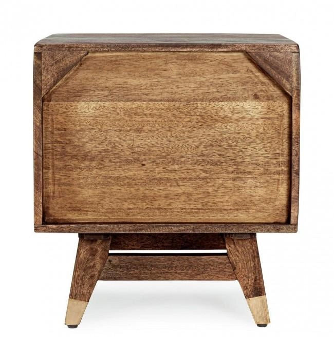 Comodino Dhaval 50x40x55 cm in Legno