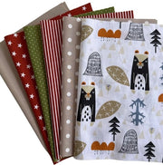 Set di tessuti patchwork in cotone 12 x (25x35cm) (giallogrigio)