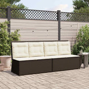 Panchina da giardino Marrone polyrattan 3394468
