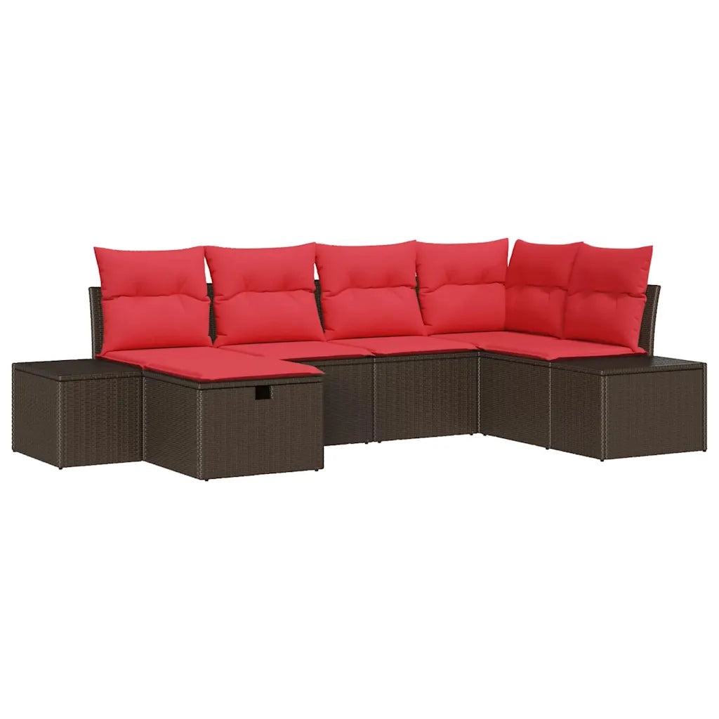 Set di divani 4 pz polyrattan 3360715