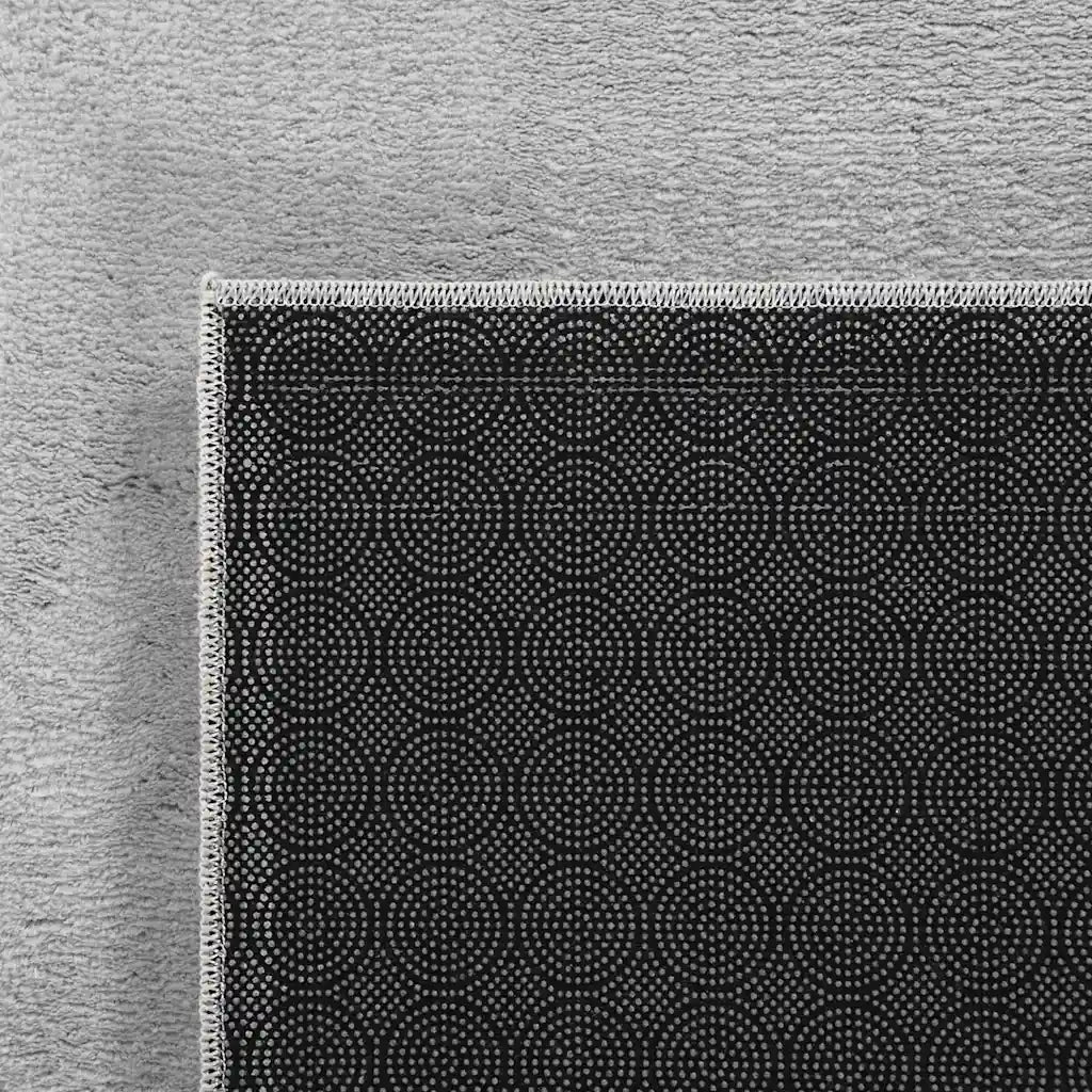 Tappeto Soffice a Pelo Corto 160x230 cm Antiscivolo Grigio 342194