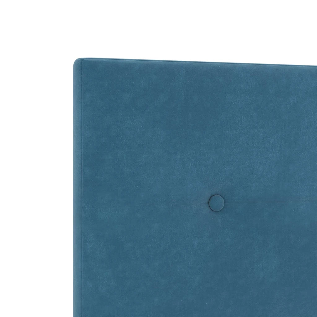 Letto a molle con testiera Blu Scuro 120 x 190 cm Velluto 3344931