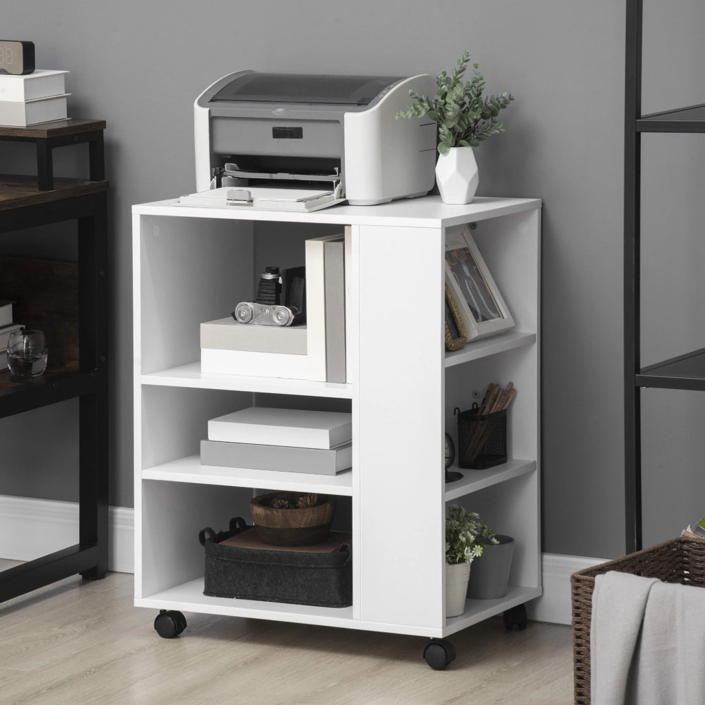 Cassettiera per stampante ¨C Minimal ¨C 60x40x75,8 cm bianco