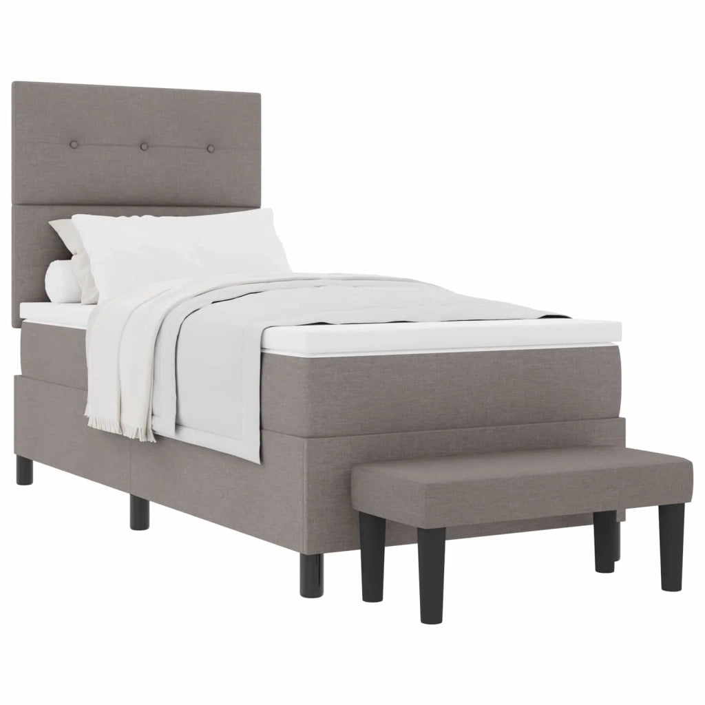 Letto a molle con testiera Talpa 80 x 200 cm Tessuto 3344027