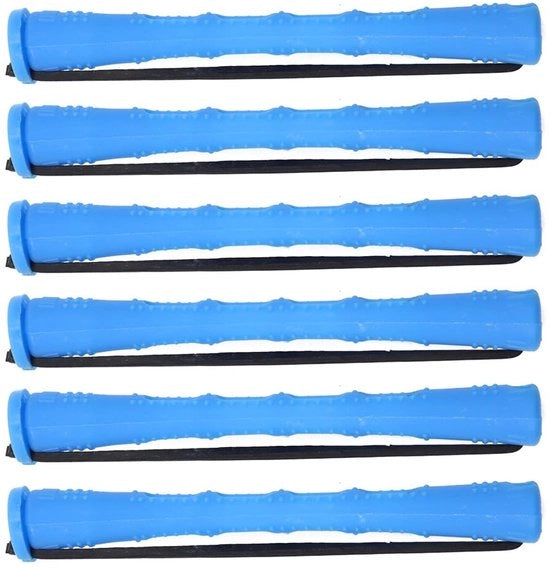 Set di Rotoli Permanenti 60 Pezzi - Piccole Trecce - Rotoli in Plastica - Rotoli Capelli per Donne/ Uomini - Blu - Capelli Naturali Senza Calore