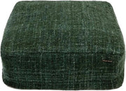 Ottomana in Cotone - Verde Bosco - Dimensioni 60cm x 60cm x 25cm