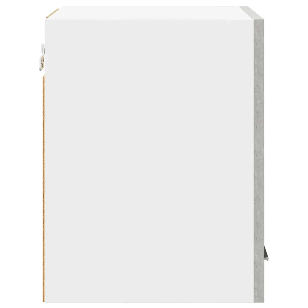 Armadio pensile 2 pcs Grigio Cemento e Bianco 30 x 31 x 40 cm 884121