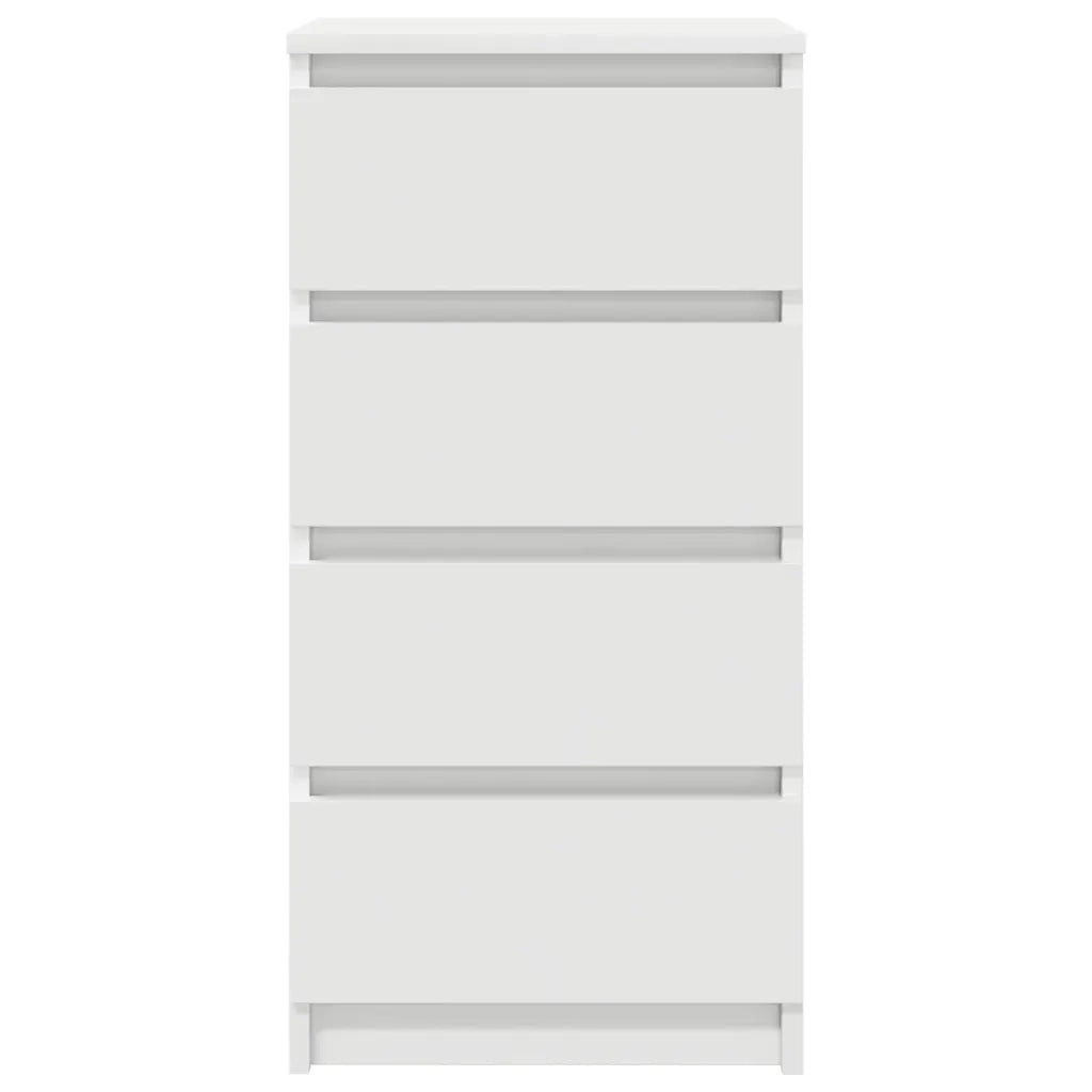 Credenza Bianca 37,5x35x76 cm in Legno Multistrato 861751