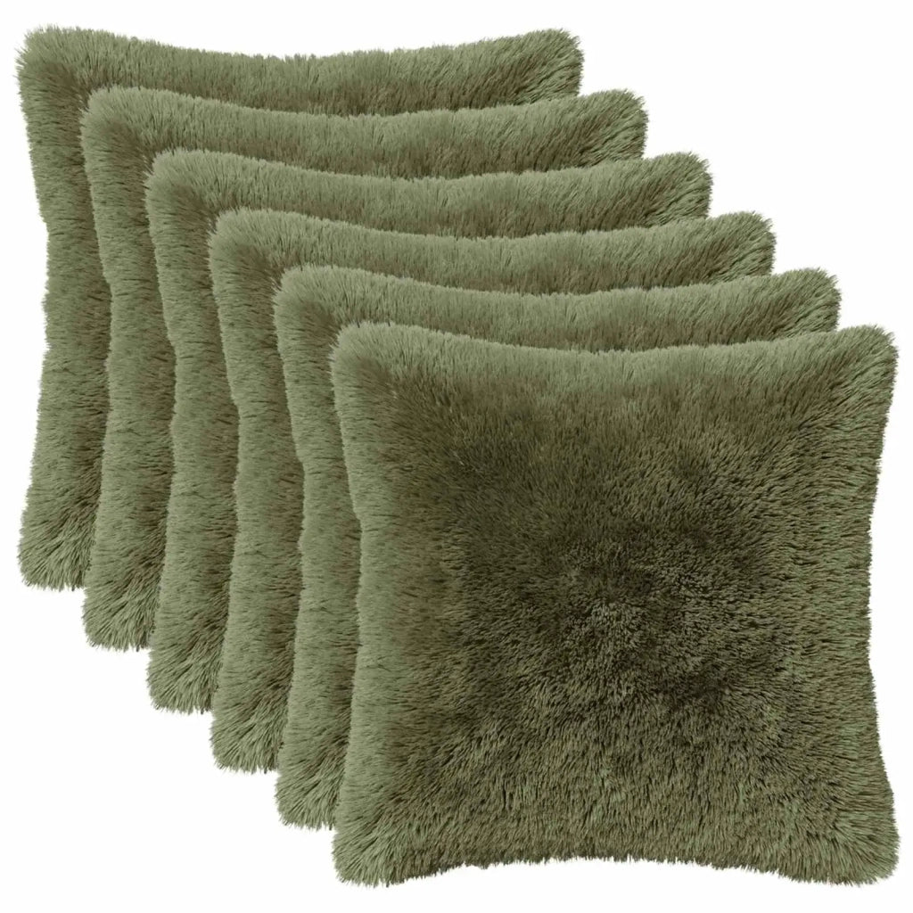 Cuscino con cuscino HEERLEN 2 pz Verde Fleece PV 924359