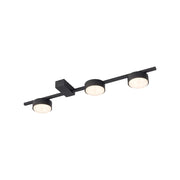 Plafoniera da soffitto Nowodvorski PILLS nera alluminio 3xGX53