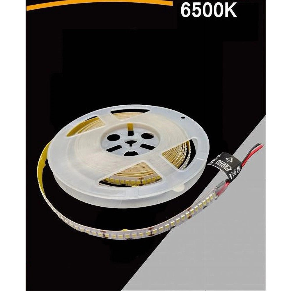 Trade Shop - Strip Striscia Led 5mt Dc 24v Smd 2835 Ip20 90w Luce 3000k 6500k 4000k Dc24v-240 -