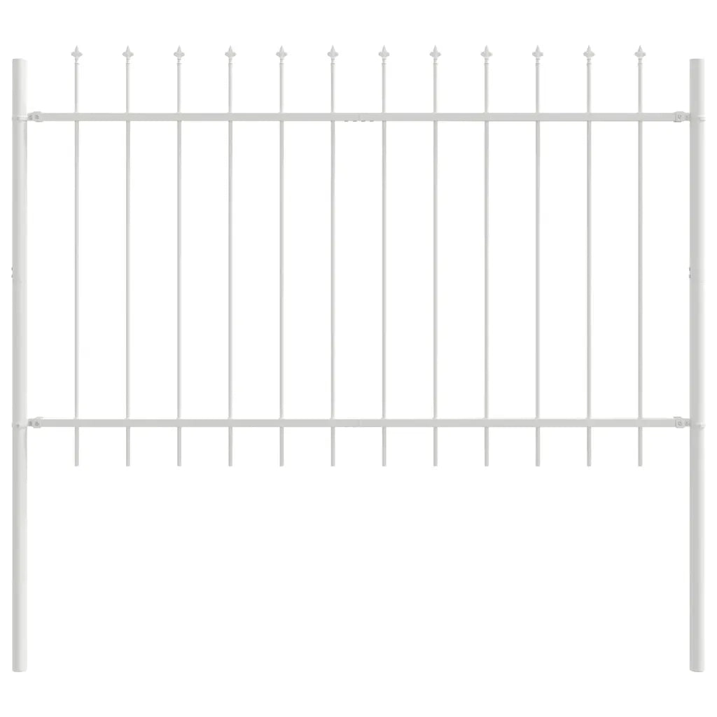 Recinzione per Giardino 2 pcs Bianco 3,4 x 1 m 3334040