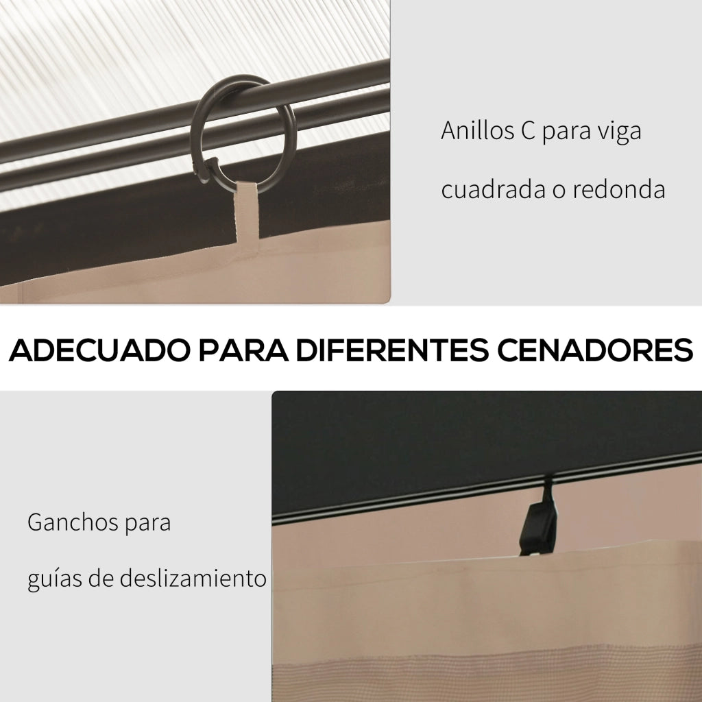 Cenador 3x2 m ¨C Minimal ¨C marrone