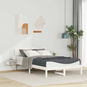 Struttura del letto Bianco 120 x 200 cm Pino massello 873449