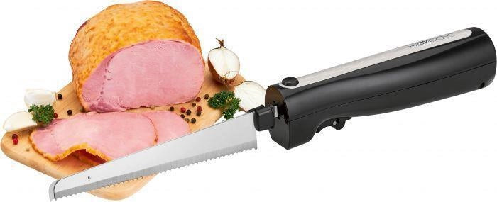 Clatronic EM 3702 coltello elettrico 120 W Nero, Argento