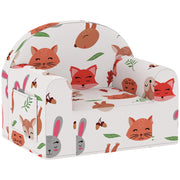 Poltrona per Bambini ¨C zephmum ¨C Bianco 54x40x43 cm