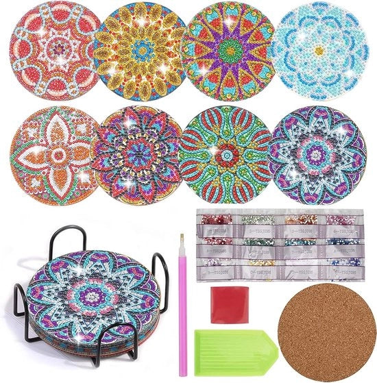 Accessori per accessori per pittura a diamanti 5D: 8 x accessori per sottopanno