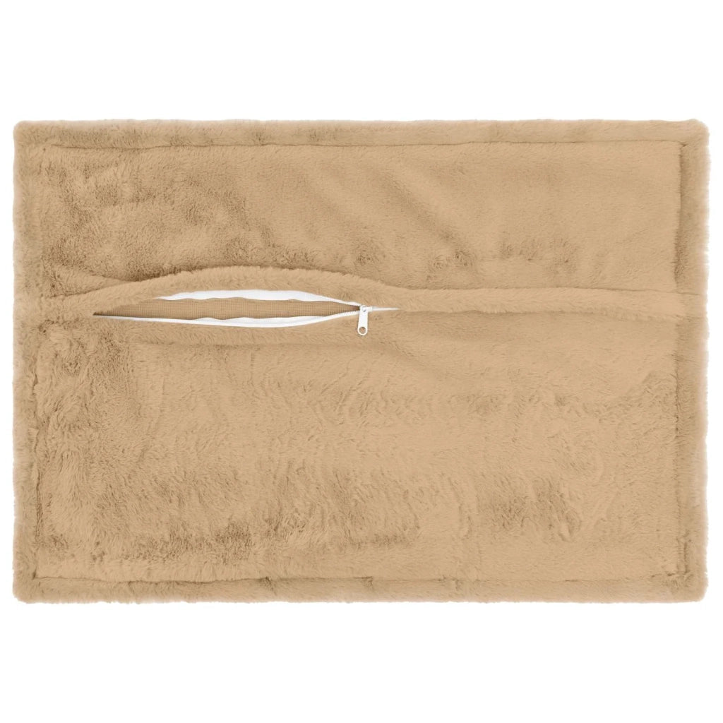 Federa 2 pz HOUTEN Crema 30 x 50 cm Pelliccia di Coniglio Finta 916315