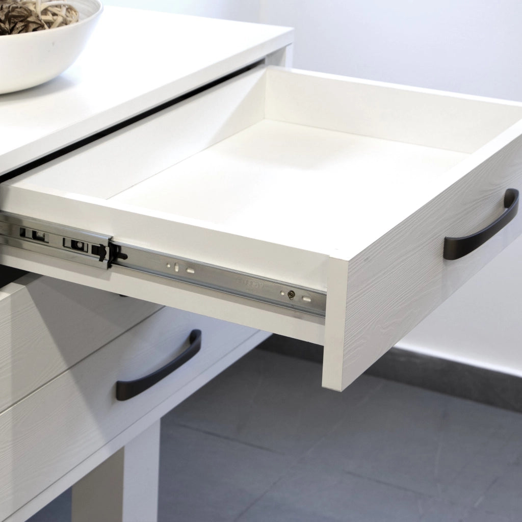 Kit Guide per Cassetti a Sfera 45 x 400 mm Estrazione Totale Chiusura Soft Zincato 5 Pezzi Emuca