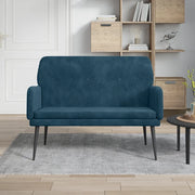 Panca-Sgabello Blu 108x79x79 cm in Velluto 634918