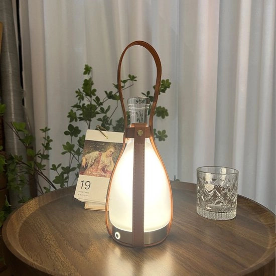 Lampada da tavolo creativa e facile da utilizzare per camera da letto, comodino, soggiorno, ufficio, home office
