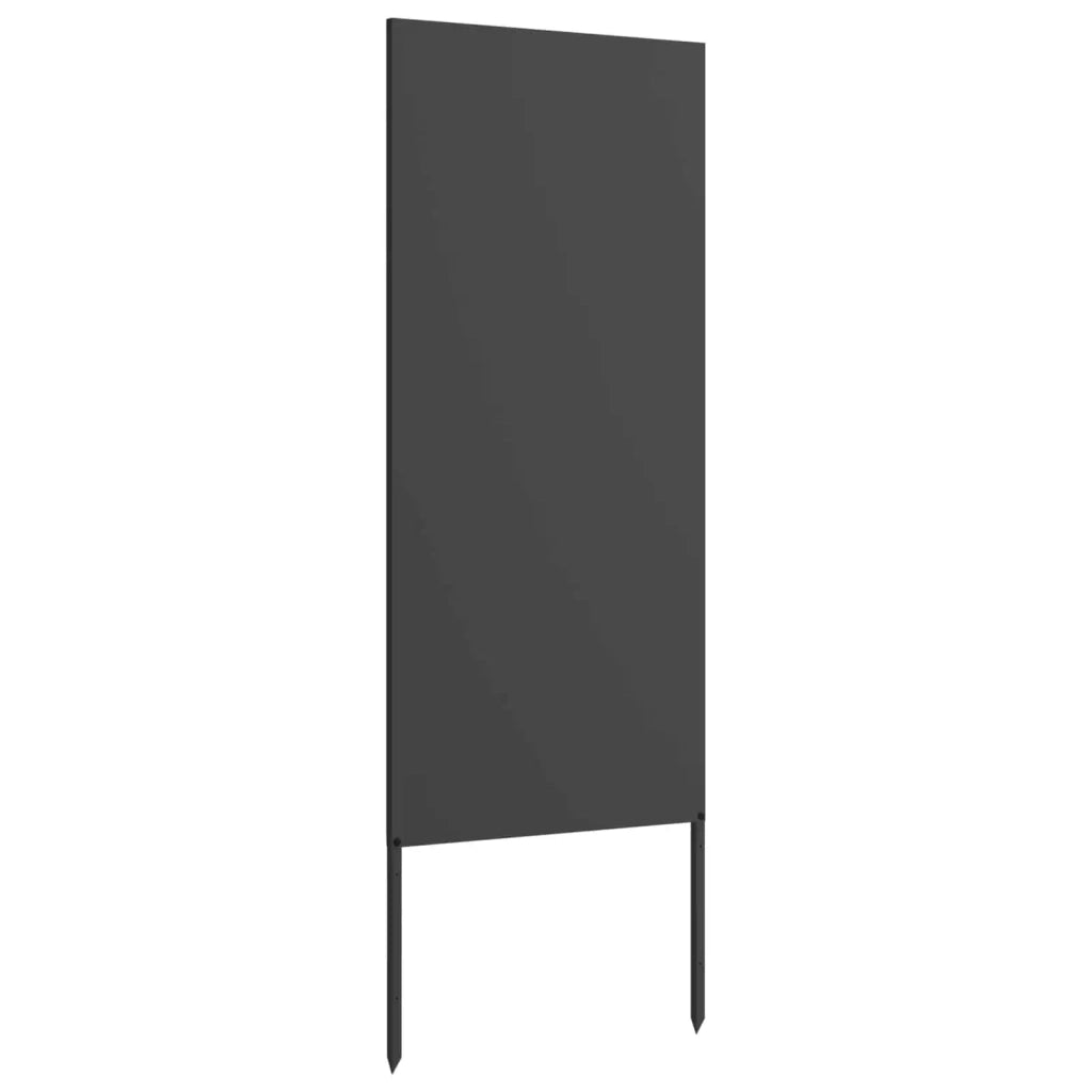 Schermo per privacy in giardino Traforo Nero 50 x 140 cm 876287