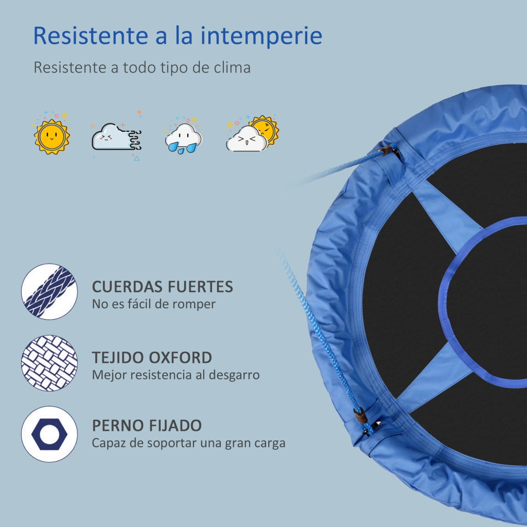 Altalena per bambini ¨C Minimal ¨C 100x180 cm blu