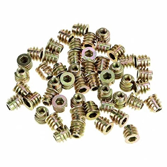 Insieme di viti a inbus 50 pezzi - Rame - Viti a inbus - Asta a sezione esagonale - Durissime - Inox - Alta resistenza all'allentamento - Viti per mobili