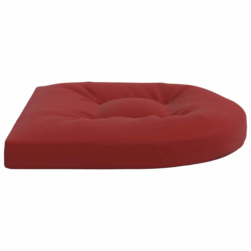 Cuscini per Sedia in 4 Pezzi 4 pz 100% Poliestere Rosso Vino 945338