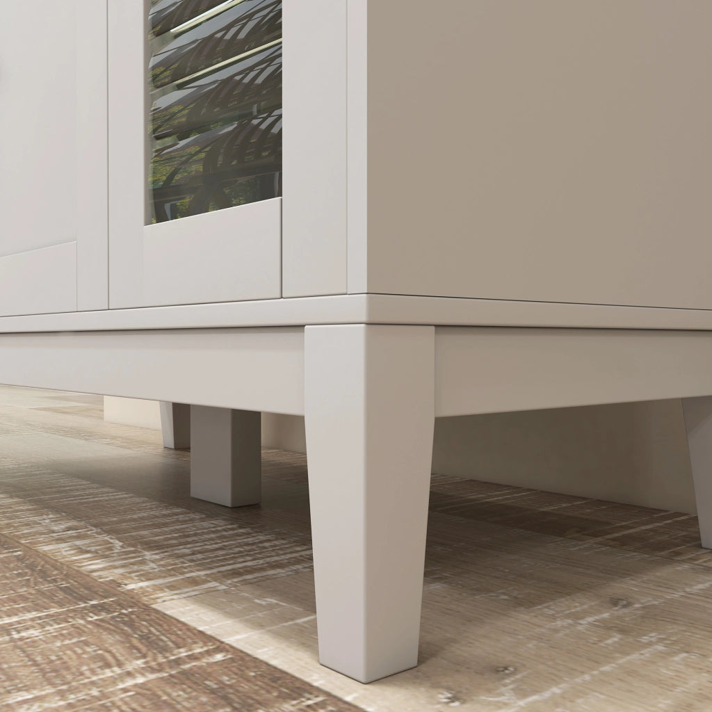 Mobile da cucina con ante e ripiani ¨C Minimal ¨C 80x35x97 cm bianco