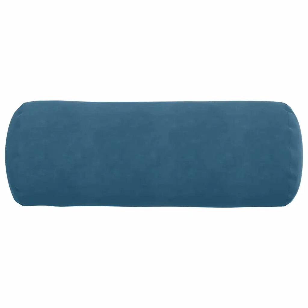 Cuscini a rullo 2 pz | Cuscini per sedie Blu ? 25 x 70 cm Tessuto in Cords