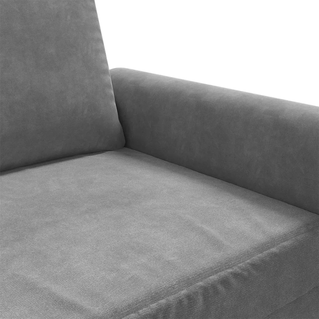 Poltrona | Sedia Relax Grigio Scuro 60 cm Velluto