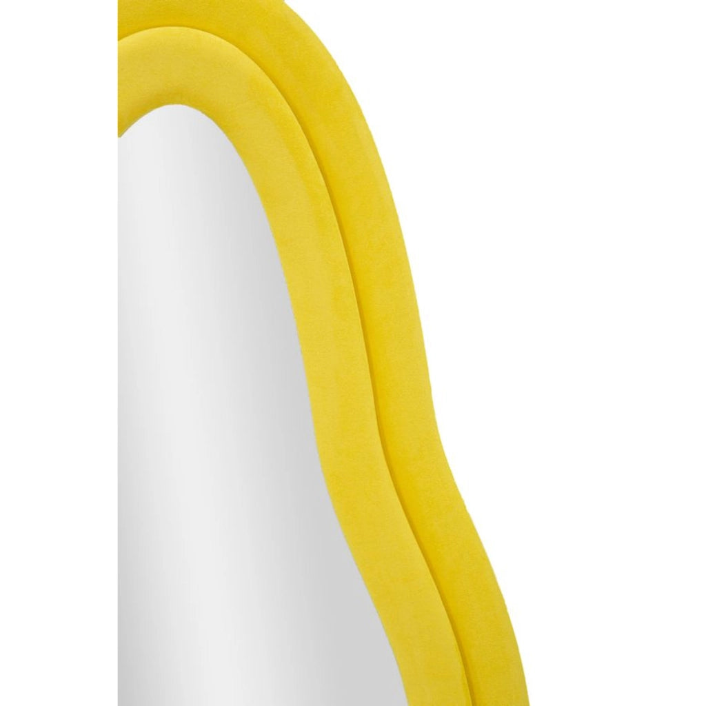 Specchio con Cornice VKH467, Giallo, MDF, 40x4x160 cm