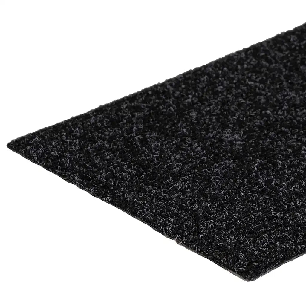 Tappetini per scale autoadesivi 30 pz 76x20 cm neri rettangolari 3365723