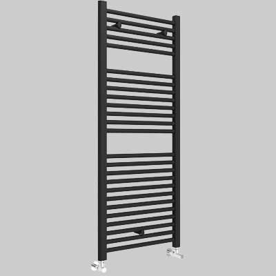 TERMOARREDO SCALDASALVIETTE SANREMO NERO OPACO  H.1420xL.500 Int.450     LAZZARINI