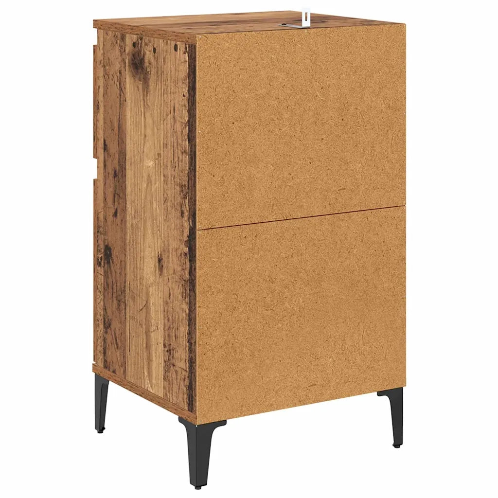 Armadio da Notte 2 pcs Legno vecchio 40 x 35 x 70 cm 881252