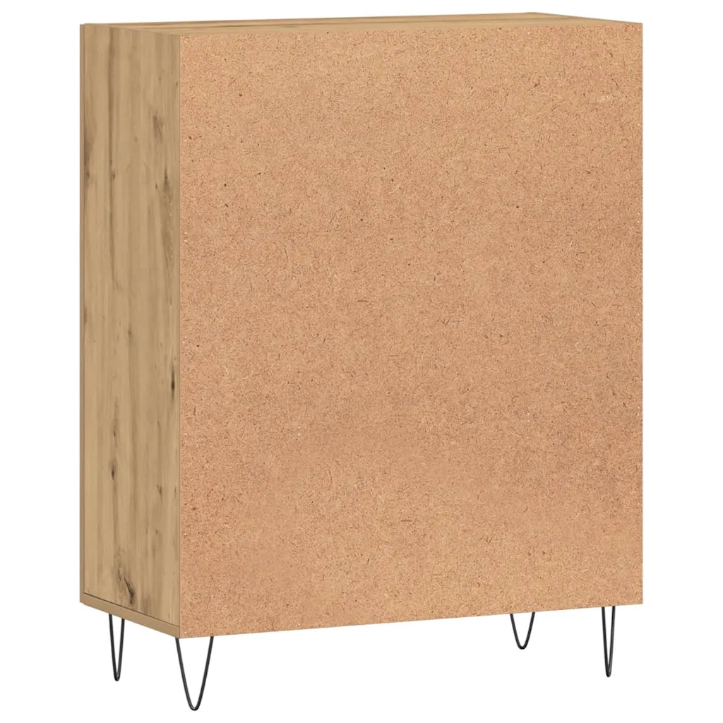 Credenza-Buffet-Armadio da cucina Rovere Artigianale 69,5x34x90 cm in Legno Multistrato 183019
