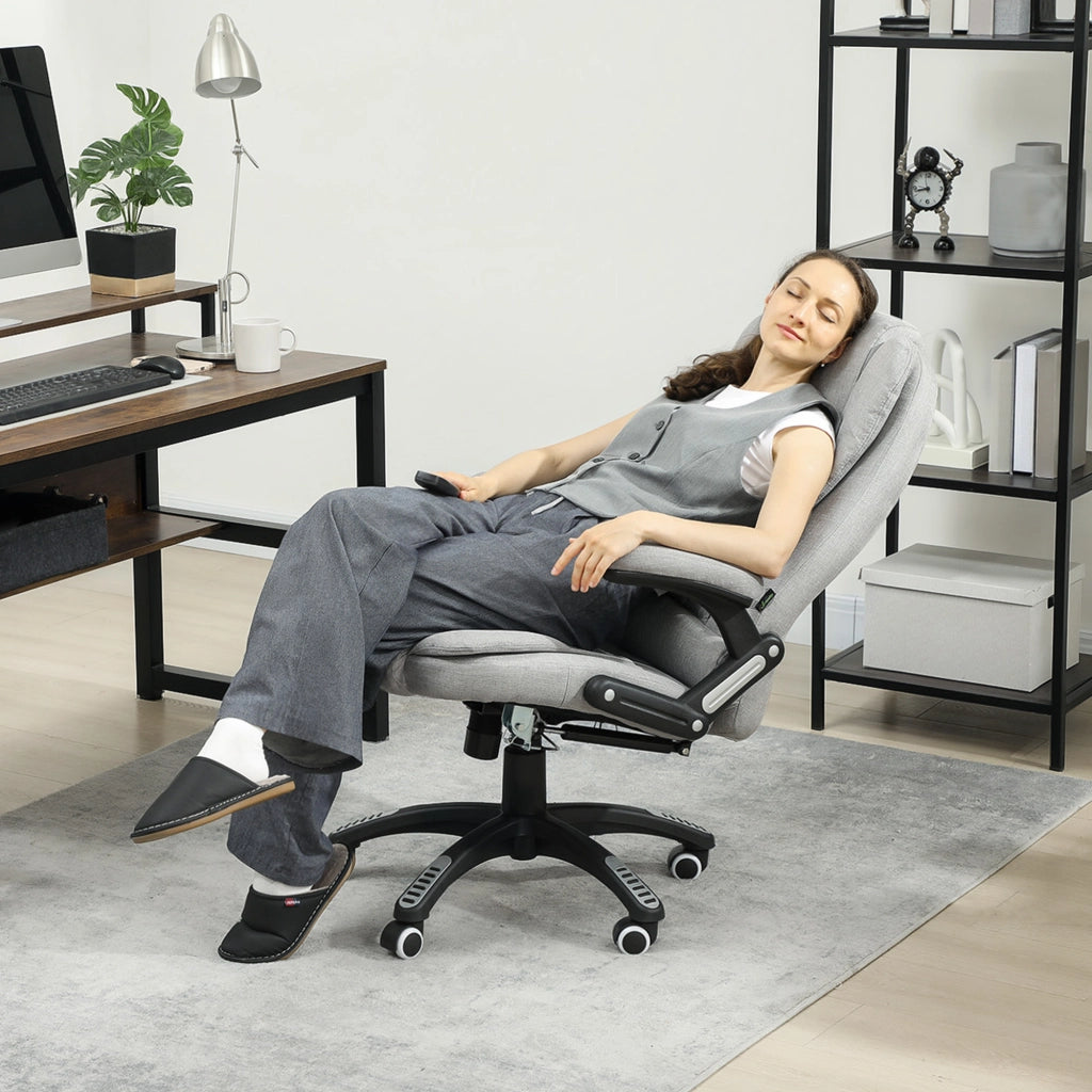 Poltrona massaggiante e riscaldante ¨C Minimal ¨C Grigio