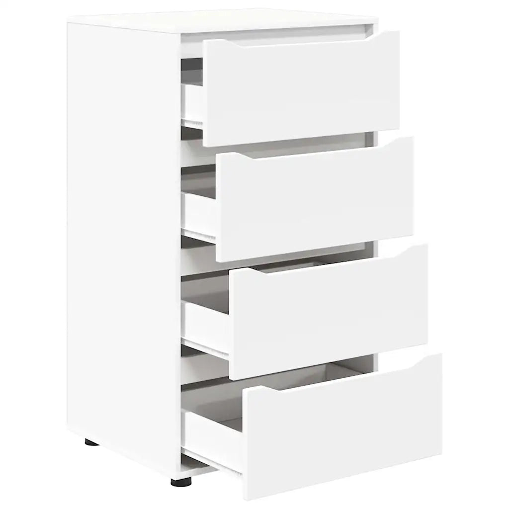 Armadi di Stoccaggio 2 pcs Bianco 60 x 48 x 105 cm
