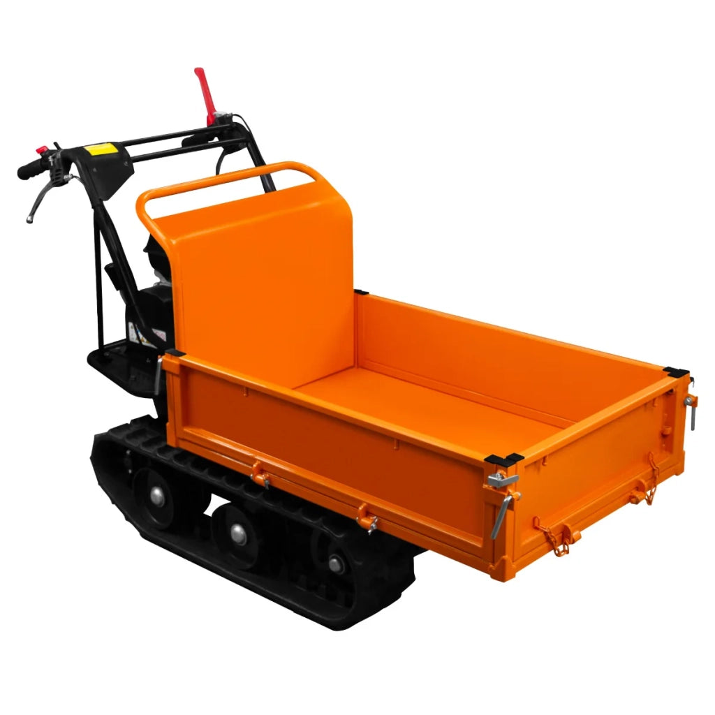Dumper Cingolato con cassone ribaltabile idraulico 300kg di carico utile 196cc