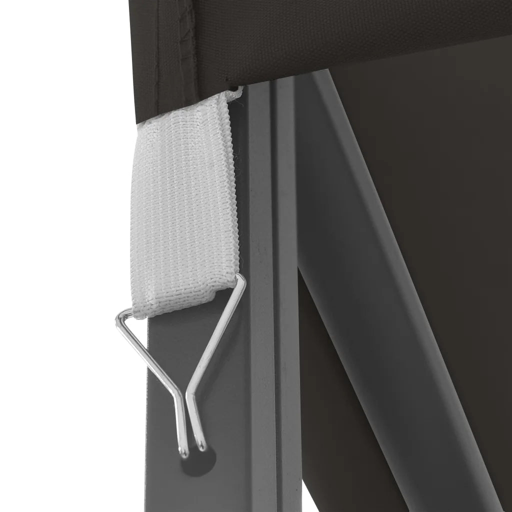Gazebo | Pergolato con Stringa di Luci LED 3x3 m Antracite