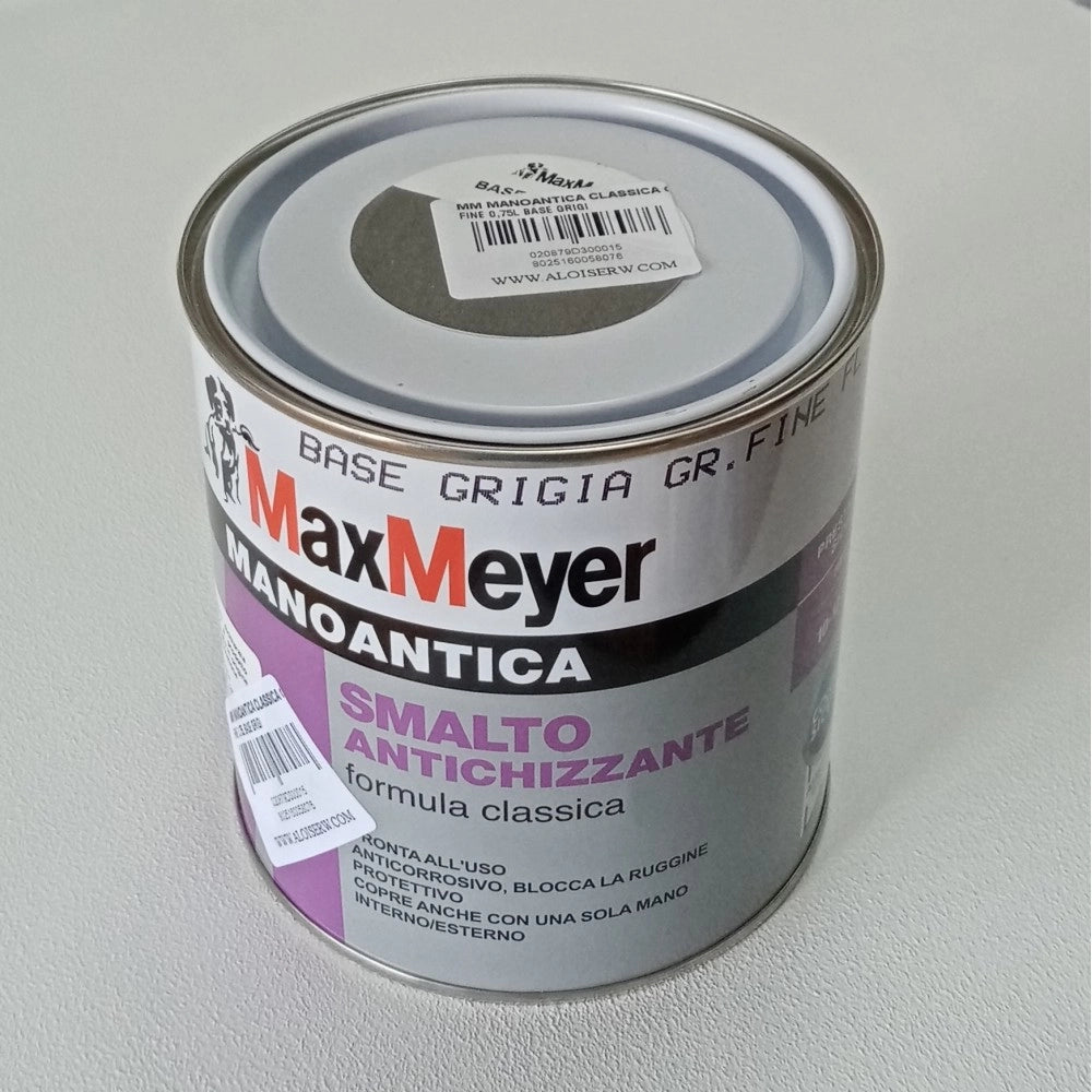 Manoantica classico 2,5ml smalto ferro micaceo antiruggine in varie colorazioni, colori manoantica antracite