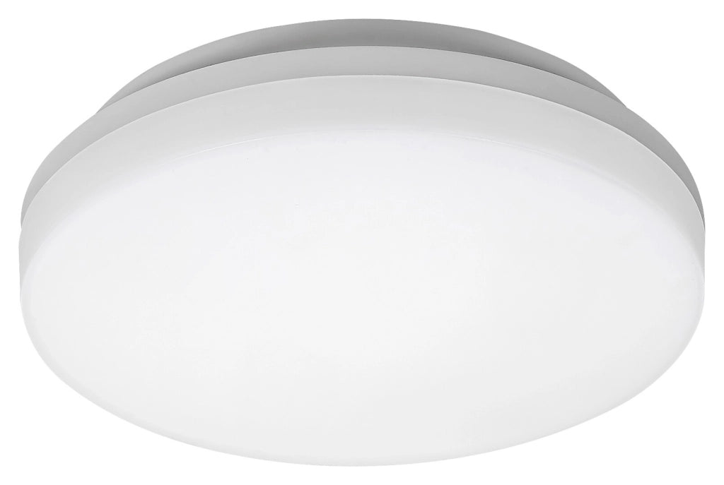 Plafoniera esterna LED 18W IP54 sensore Zenon bianca