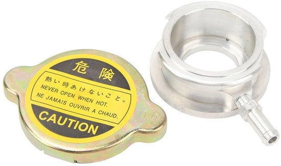 Raccordovulaplastico per radiatori a pressione 0,9 Bar - Bocchetta di riempimento per radiatori - Liquido refrigerante per riempimento - Aria stagna sicura - Lavorazione affidabile - Adatto per retrofit - Bocchetta di riempimento per radiatori