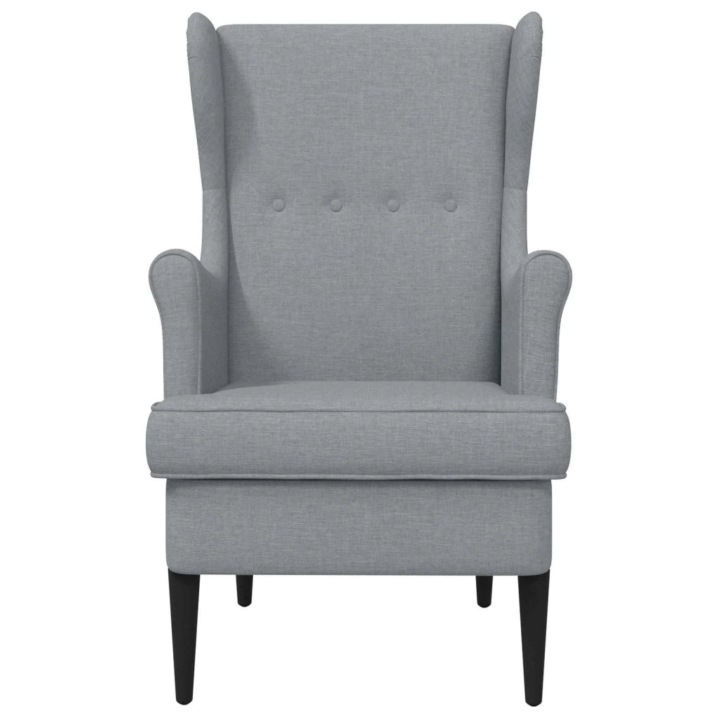 Poltrona | Sedia Relax Grigio Chiaro Tessuto