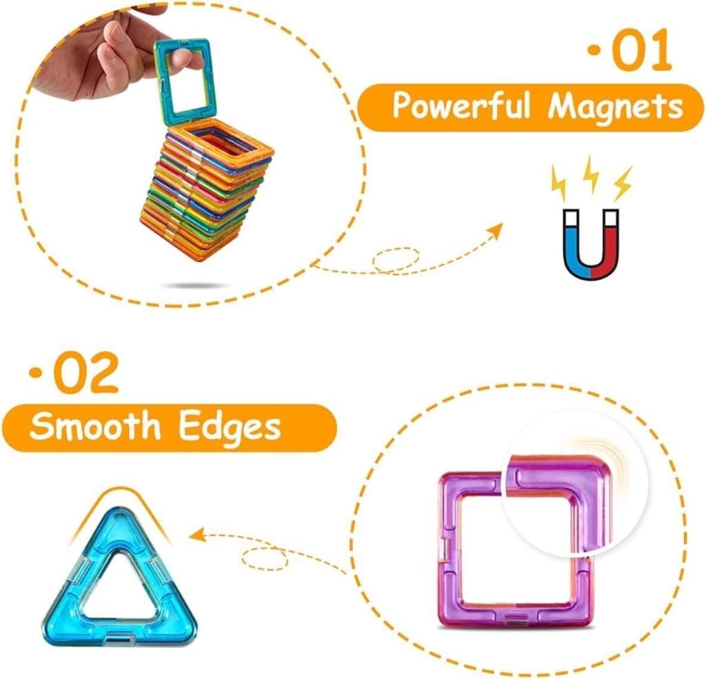 Blocchi Magnetici per Bambini ¨C zephmum ¨C 110 Pezzi