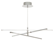 Lampada a sospensione LED Rabalux Meredith 18W cromo Ø60