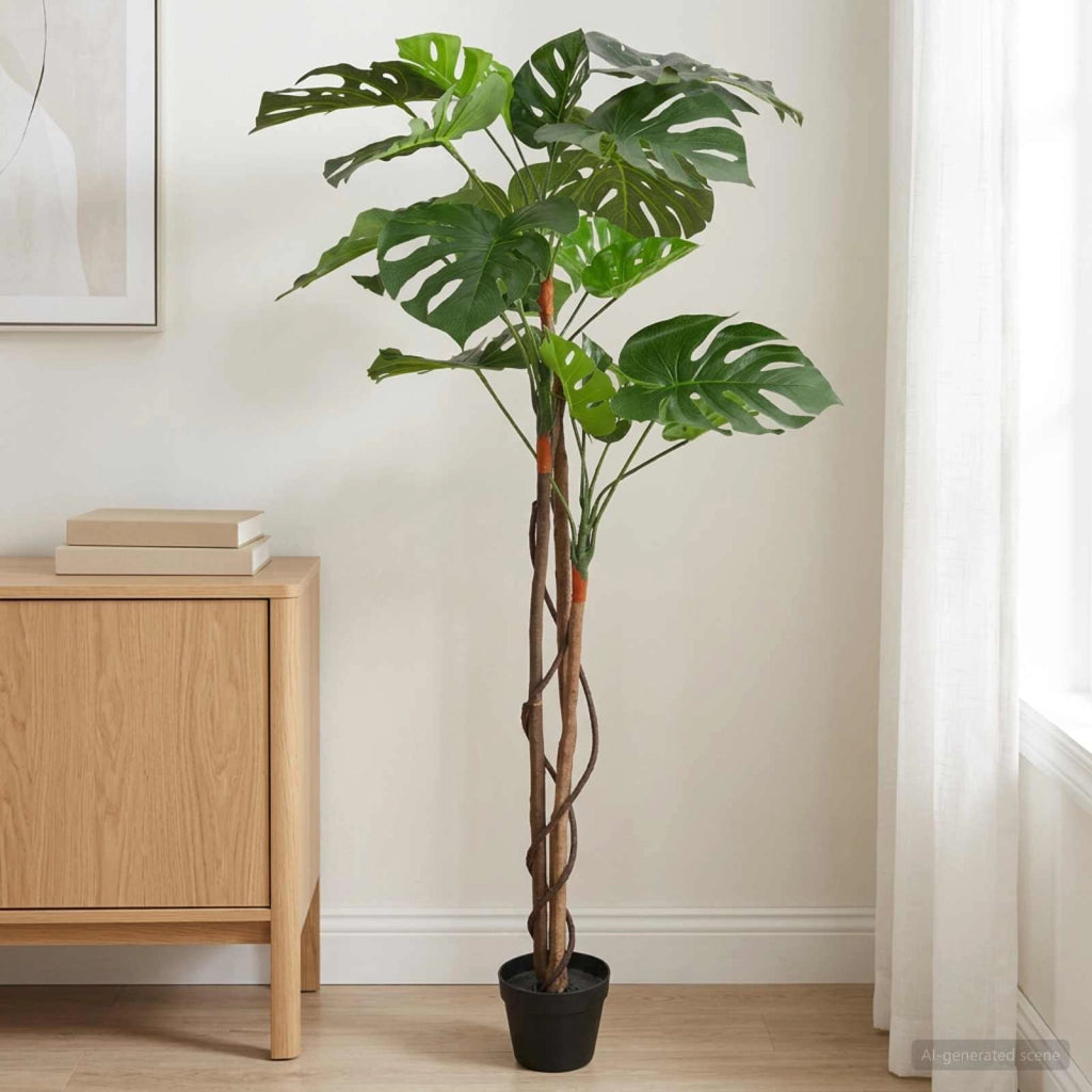 Pianta Monstera Artificiale Verde 94 x 18 x 170 cm 42042072
