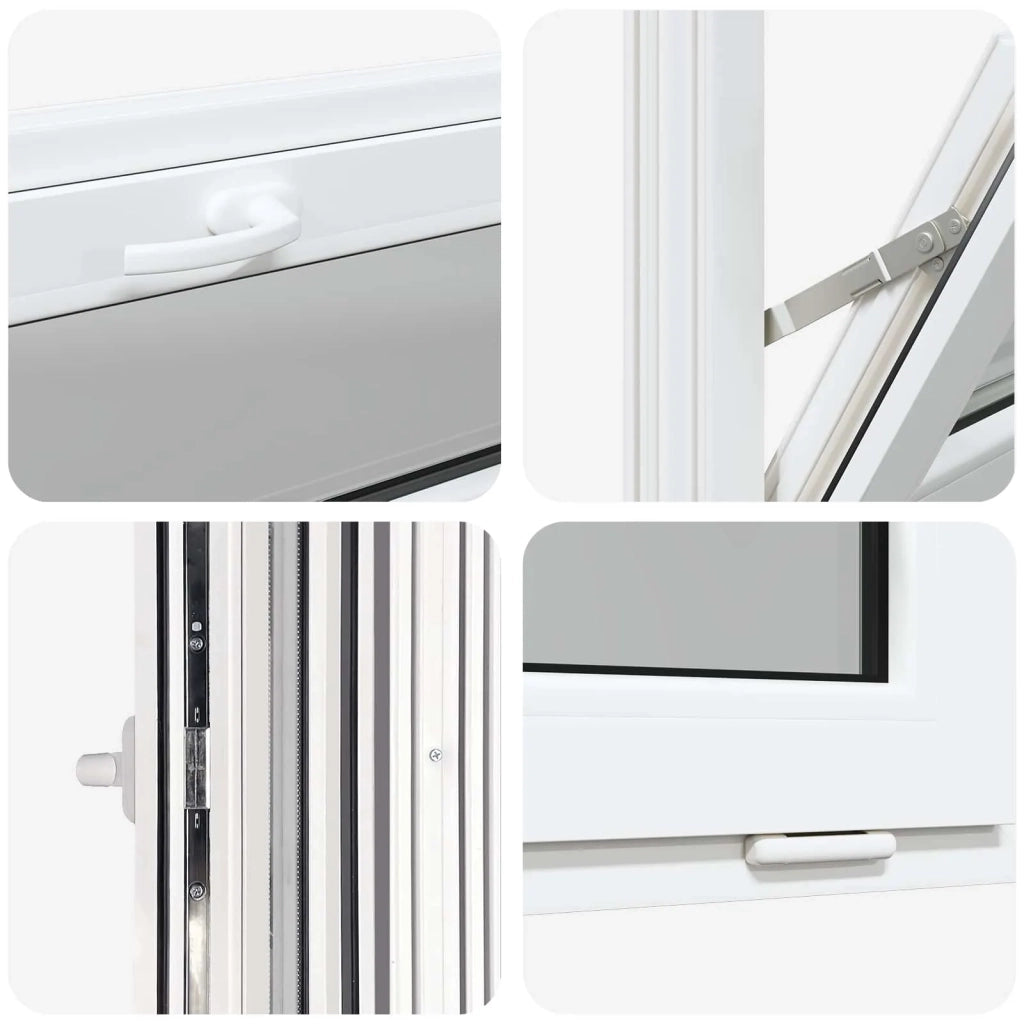 Finestra per Soffitta RISOR 90 x 40 cm PVC e Vetro Bianco 42047265