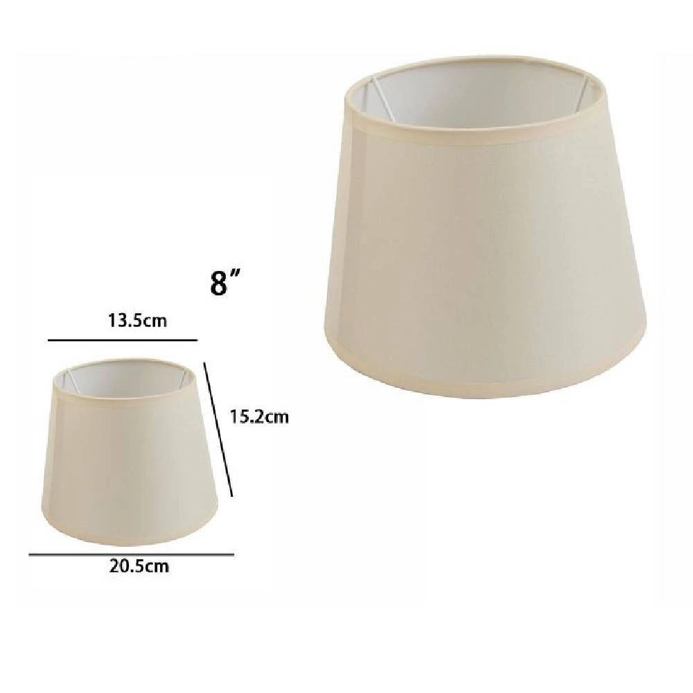 Trade Shop - Paralume Conico Cilindro Cappello Ricambio Per Lampada E Applique In Tessuto Tnt -